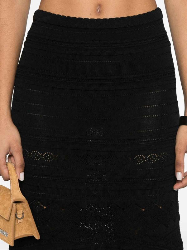 The Best Shops TWINSET: U-Boot-Ausschnitt - U-Boot-Pullover - Schwarz