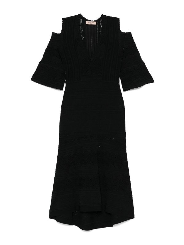 TWINSET: ボートネック - ボートネック - 黒