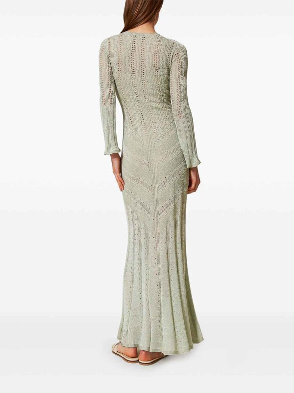 The Best Shops TWINSET: U-Boot-Ausschnitt - U-Boot-Pullover - Grün