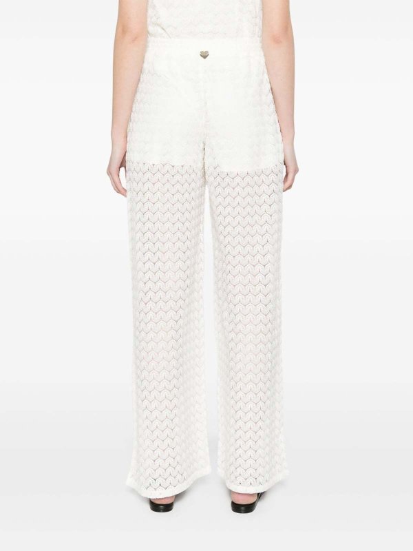 The Best Shops TWINSET: カジュアルトラウザー - カジュアルパンツ - 白