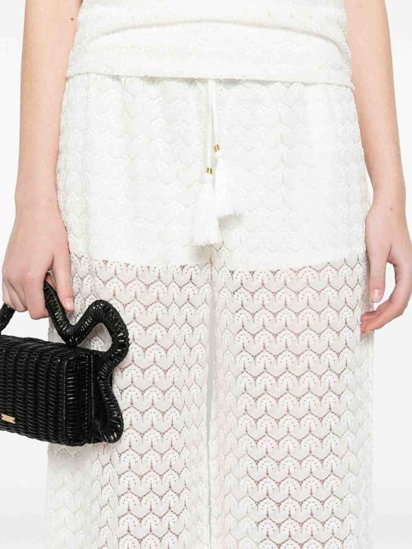 カジュアルパンツ - 白 shop online: TWINSET