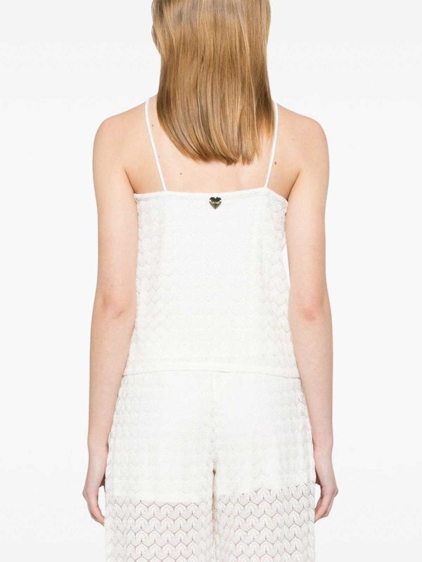 TWINSET: Tops y camisetas sin mangas online - Top - Blanco