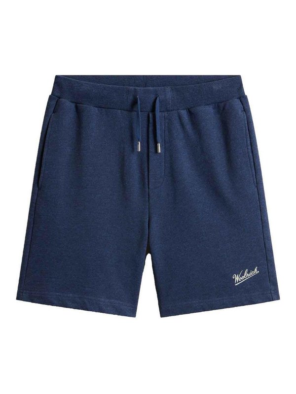 WOOLRICH: Trousers Shorts - Bermuda with logo