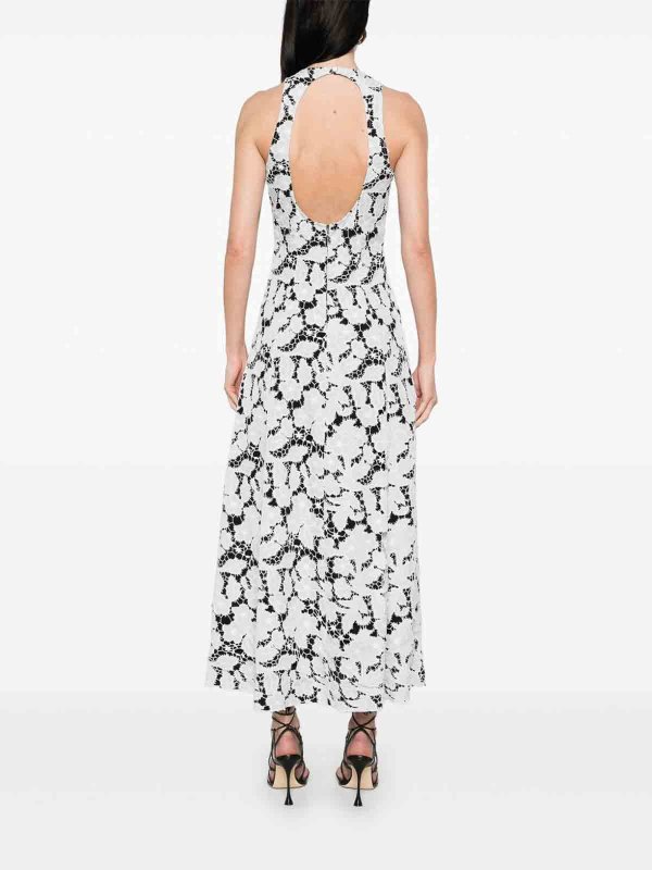 膝丈ドレス - 白 shop online: ROTATE Birger Christensen