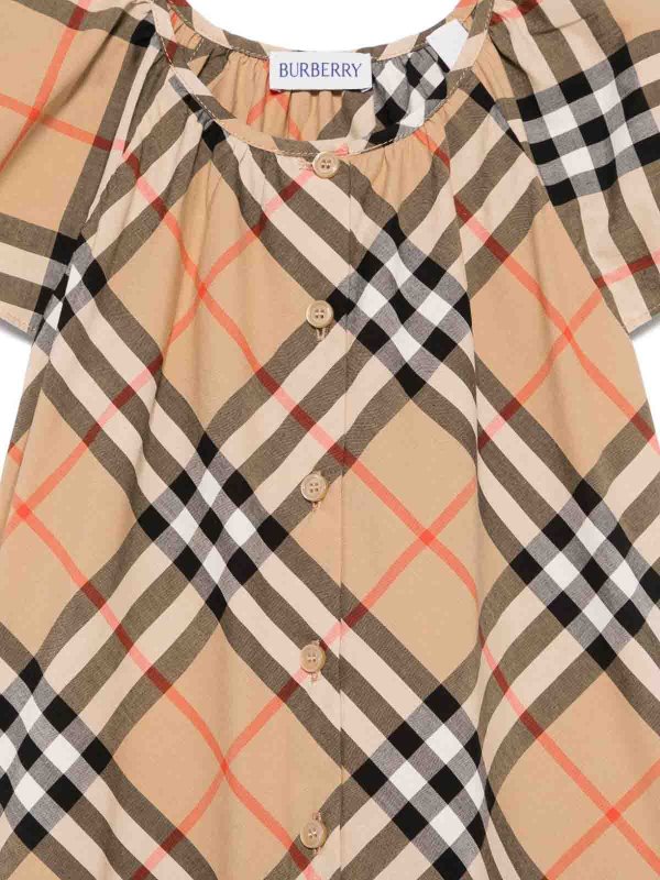 The Best Shops BURBERRY: ショートドレス - ショートドレス - ベージュ