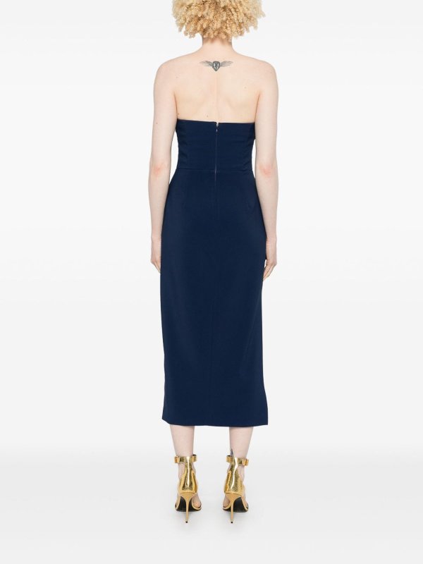 ELISABETTA FRANCHI: Robe longueur genou online - Robe Au Genou - Bleu
