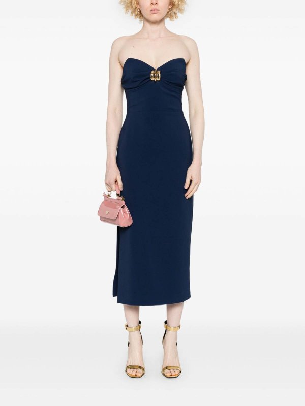 The Best Shops ELISABETTA FRANCHI: Robe longueur genou - Robe Au Genou - Bleu