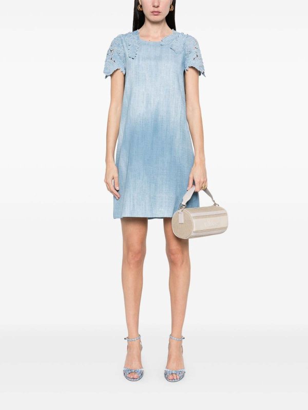 ERMANNO SCERVINO: Kurze Kleider online - Kurzes Kleid - Blau