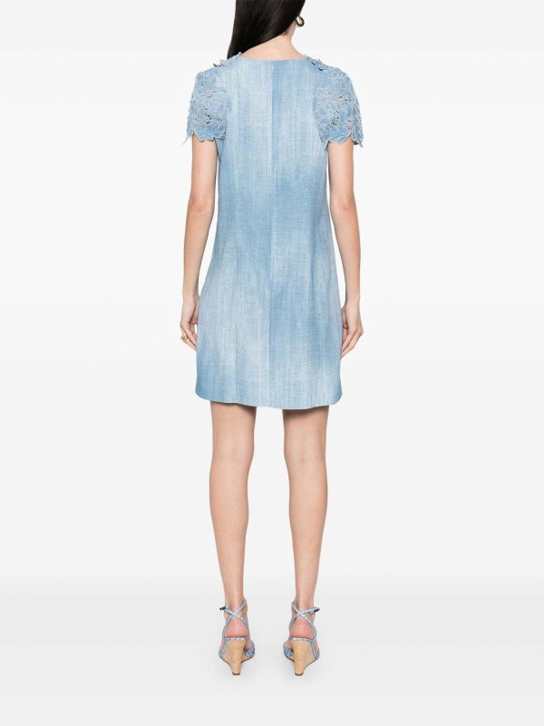 The Best Shops ERMANNO SCERVINO: Kurze Kleider - Kurzes Kleid - Blau