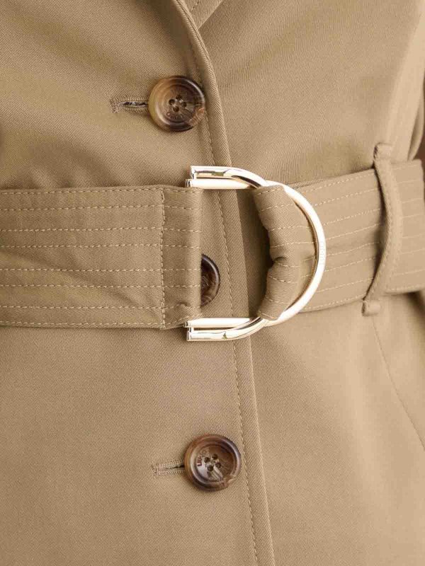 Liu Jo Cotton mixed jacket - Beige - Women | CA5286T4691X0662