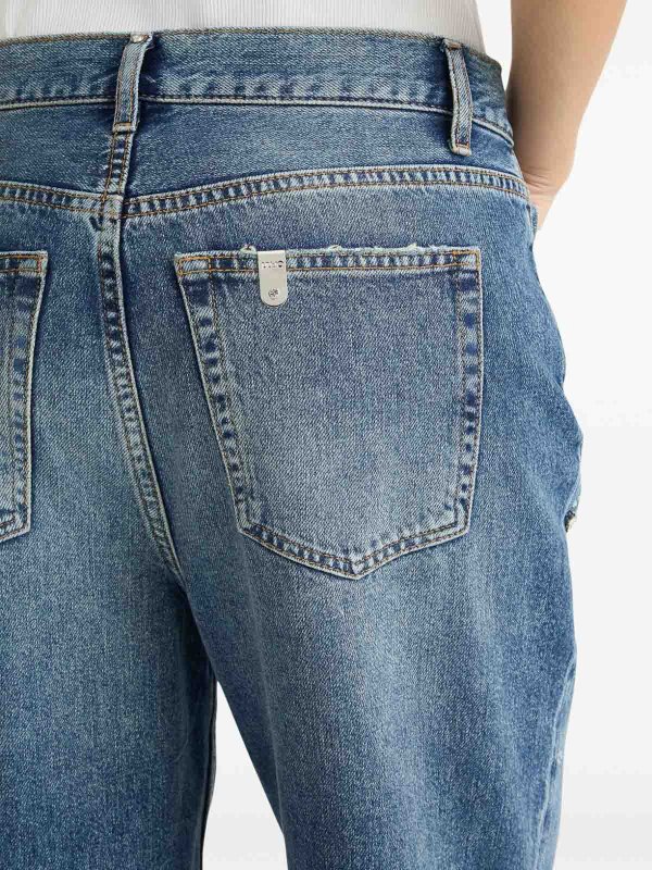 The Best Shops Liu Jo: bootcut jeans - Straight jeans with rhinestones