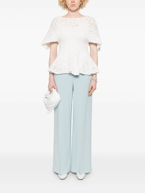 The Best Shops Pinko: casual trousers - Tailored trousers with rippled effect