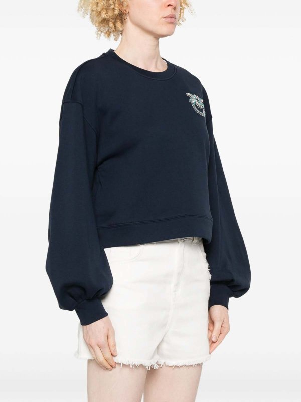 Pinko: Sweatshirts und Pullover online - Sweatshirt - Blau