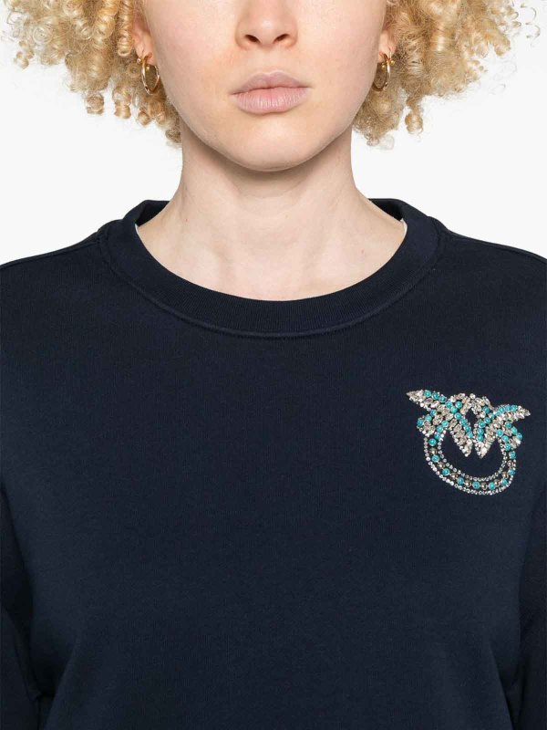 The Best Shops Pinko: Sweatshirts und Pullover - Sweatshirt - Blau
