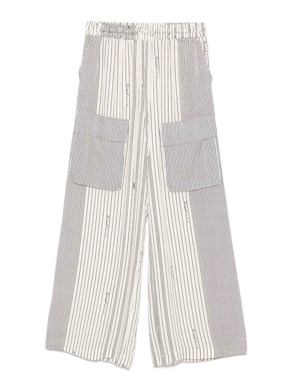 TWINSET: カジュアルトラウザー - カジュアルパンツ - ベージュ