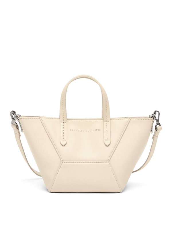 BRUNELLO CUCINELLI: クロスボディバッグ - クロスボディバッグ - ベージュ