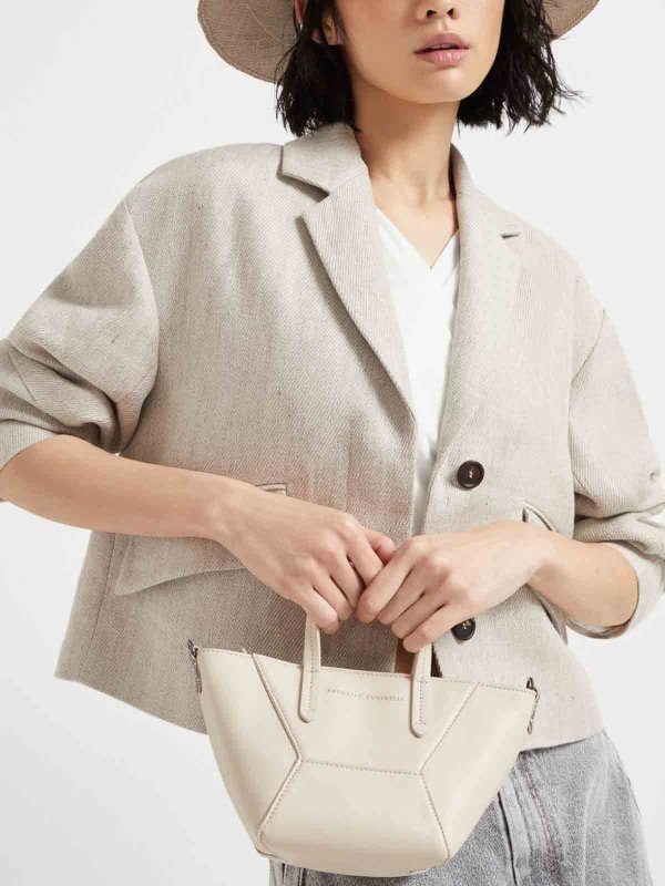 クロスボディバッグ - ベージュ shop online: BRUNELLO CUCINELLI