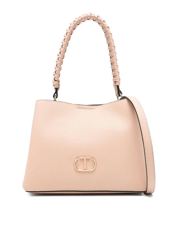 TWINSET: クロスボディバッグ - クロスボディバッグ - ヌードカラー