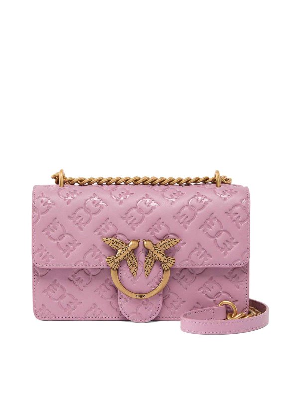ショルダーバッグ・ポシェット PINKO Women Shoulder Bags 100074 A0F1N46Q Pink PINKO Mini Jolene Leather Shoulder Bag | Pink | FARFETCH