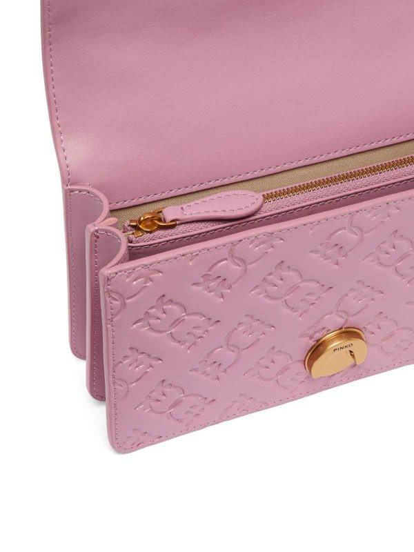 Pinko Love Mini shoulder bag - Nude & Neutrals | 100074A1YBN46Q