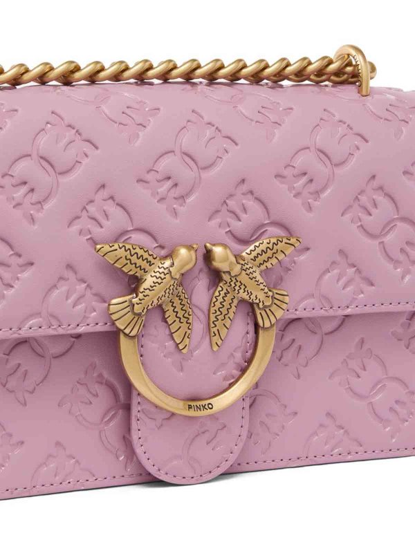 ショルダーバッグ・ポシェット PINKO Women Shoulder Bags 100074 A0F1N46Q Pink PINKO Mini Jolene Leather Shoulder Bag | Pink | FARFETCH