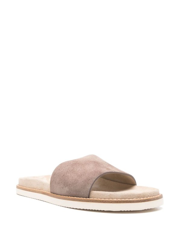 The Best Shops BRUNELLO CUCINELLI: sandals - Sandali Slides In Suede