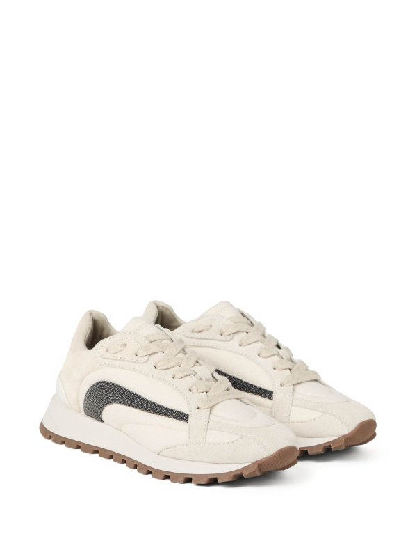 The Best Shops BRUNELLO CUCINELLI: Chaussures de sport - Baskets - Blanc