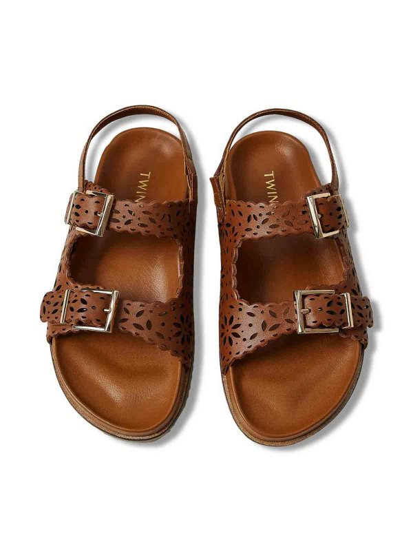 サンダル - ブラウン shop online: TWINSET