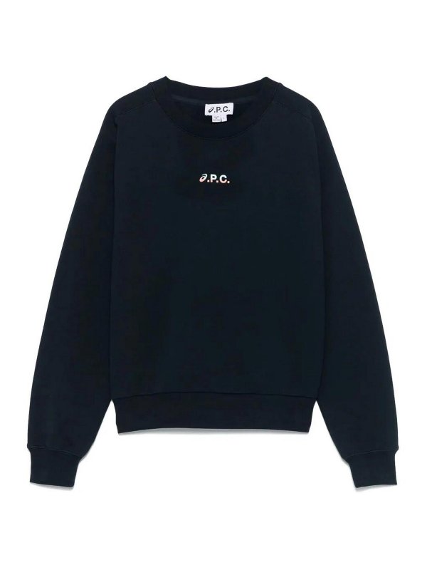 A.P.C.: Sweatshirts und Pullover - Sweatshirt - Blau
