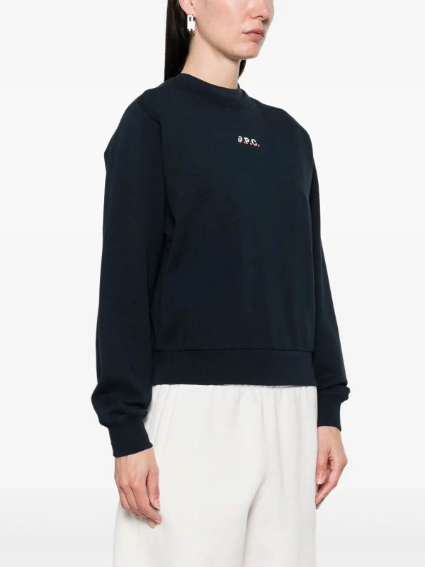 Sweatshirt - Blau shop online: A.P.C.