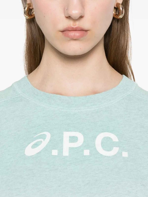 A.P.C.: t-shirts online - Tshirt Cloud Dip Dye Asics