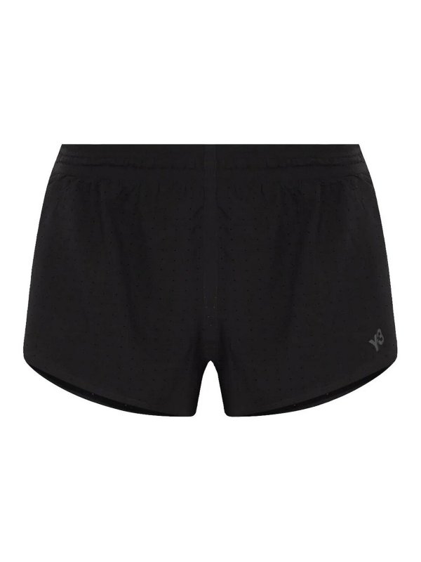 Y-3: pantaloni shorts - Shorts Run