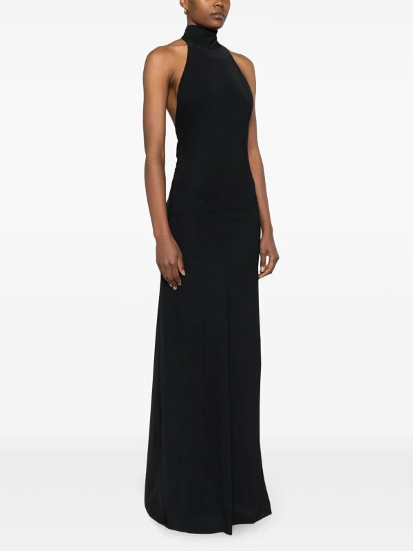 The Best Shops AMAZUÌN: Knielange Kleider - Knielanges Kleid - Schwarz