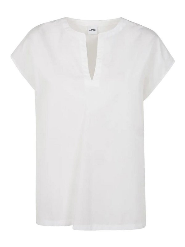 ASPESI: Tops & Tank tops - Top Smanicato