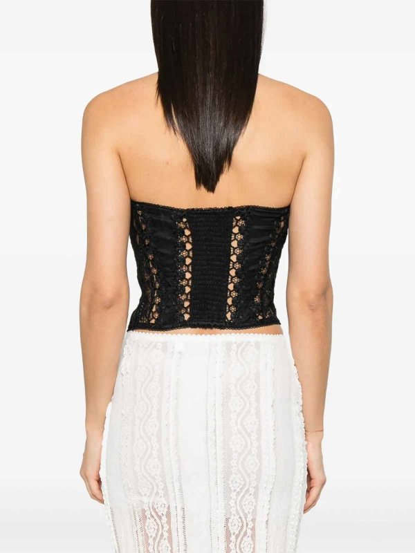 トップ/タンクトップ - 黒 shop online: CHARO RUIZ