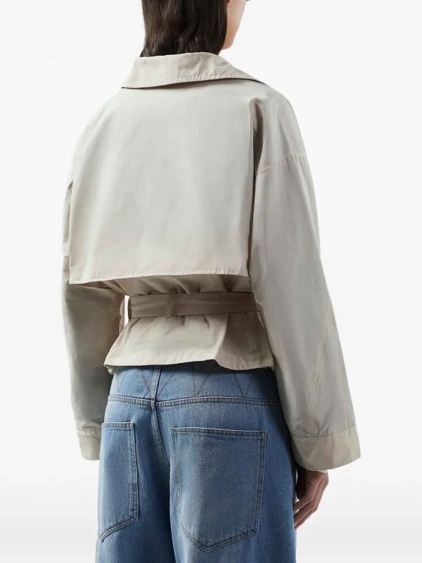 トレンチコート - ベージュ shop online: GCDS