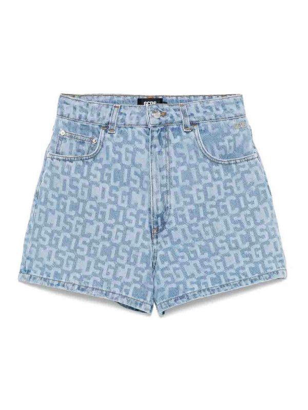 GCDS: トラウザーショーツ - ショートパンツ - ライトブルー