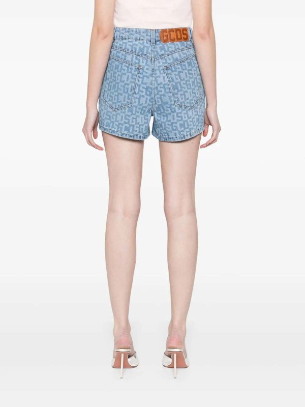 GCDS buy online ショートパンツ - ライトブルー
