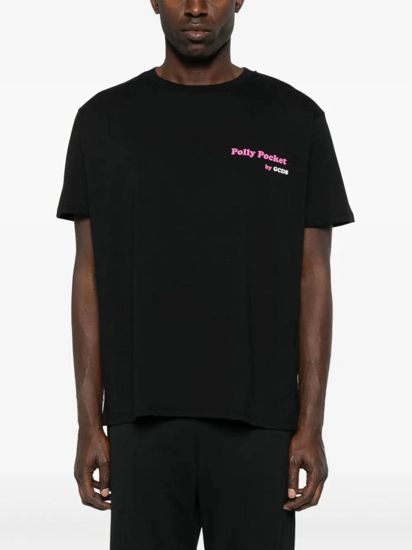 The Best Shops GCDS: t-shirts - Polly Pocket Pizza Oversize Tshirt