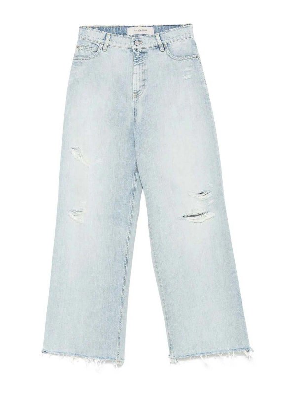 GOLDEN GOOSE: jeans bootcut - Jeans in denim