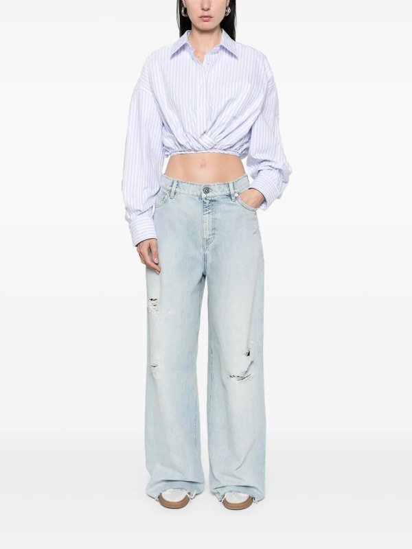 GOLDEN GOOSE: jeans bootcut online - Jeans in denim