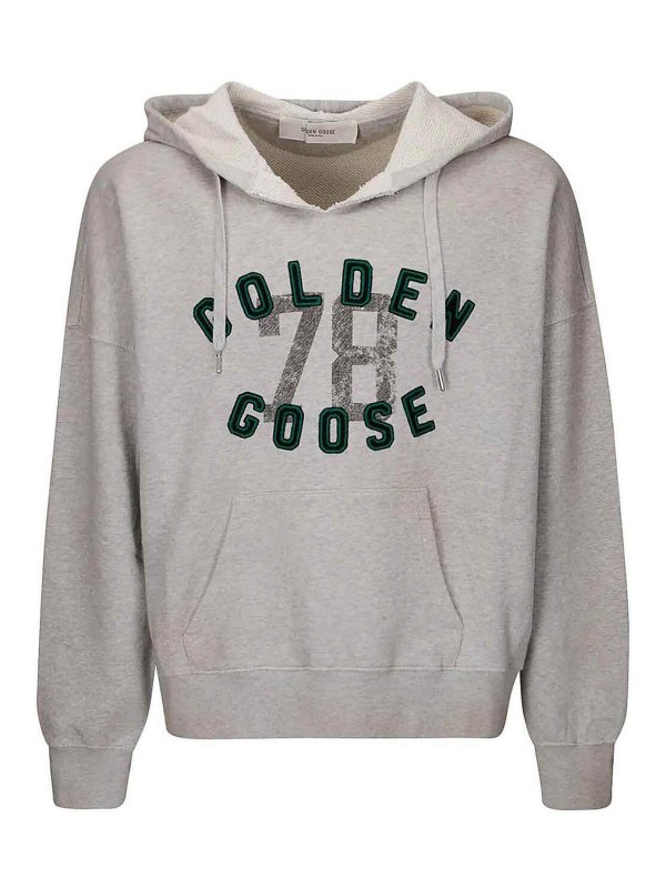 GOLDEN GOOSE: スウェット＆セーター - スウェットシャツ/セーター - グレー