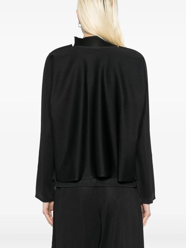 The Best Shops PLEATS PLEASE ISSEY MIYAKE: カジュアルジャケット - カジュアルジャケット - 黒