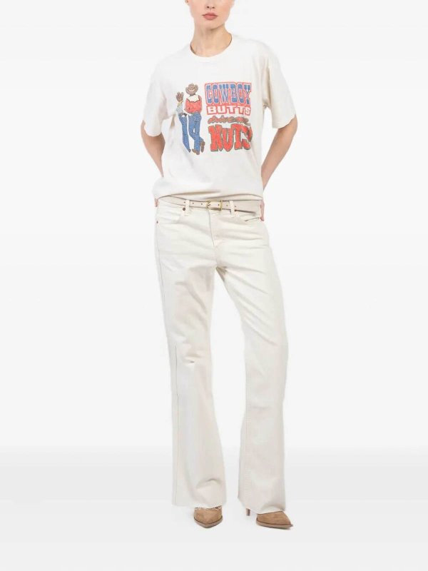 RE/DONE: Tシャツ online - ボーイフレンド - 白