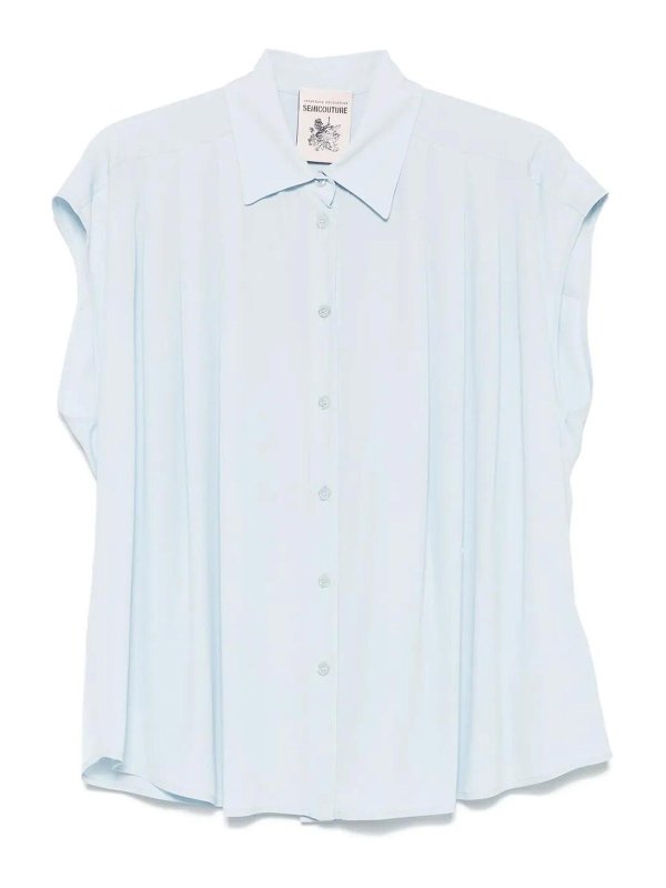 Semicouture: Hemden - Hemd - Hellblau