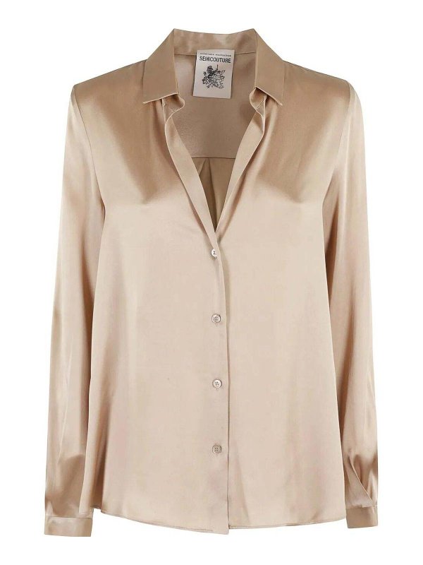 Semicouture: Hemden - Hemd - Grün