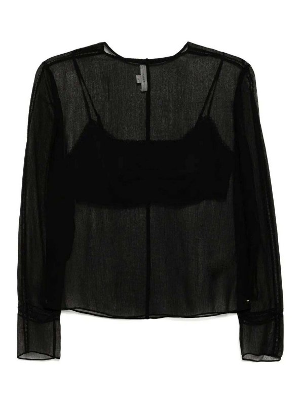 VINCE: Tops & Débardeurs - Top - Noir