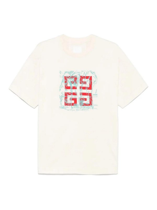 GIVENCHY: T-shirts - T-Shirt - Weiß