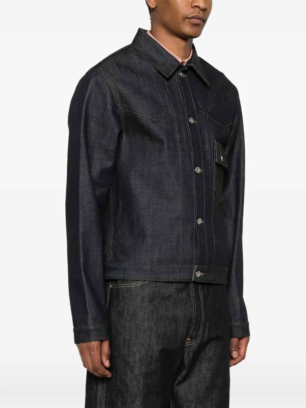 JIL SANDER: カジュアルジャケット online - カジュアルジャケット - ダークウォッシュ