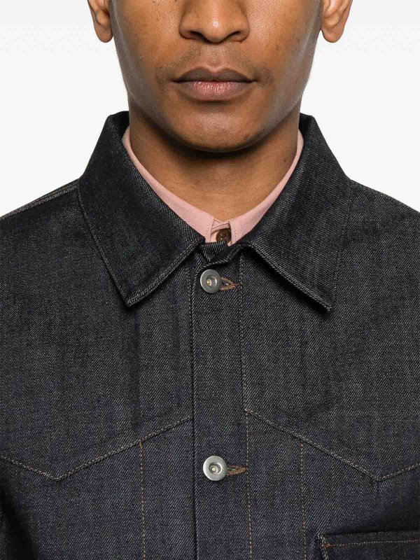 カジュアルジャケット - ダークウォッシュ shop online: JIL SANDER